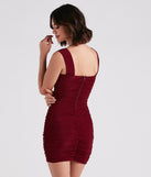 Gorgeous Silhouette Ruched Mini Dress is the perfect Homecoming look pick with on-trend details to make the 2023 HOCO dance your most memorable event yet!