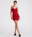 The Glitter The Night Mesh Short Dress is a unique party dress to help you create a look for work parties, birthdays, anniversaries, or your next 2023 celebration!