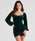 Luxe Lady Sweetheart Velvet Dress