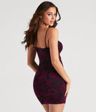 Exquisite Taste Velvet Mesh Dress