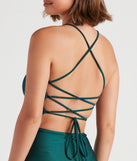 The First Impression Lace-Up Midi Dress is a unique party dress to help you create a look for work parties, birthdays, anniversaries, or your next 2023 celebration!