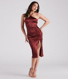 Smooth Like Me Satin Halter Midi Dress is the perfect Homecoming look pick with on-trend details to make the 2023 HOCO dance your most memorable event yet!