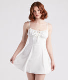 True Staple Short Skater Dress