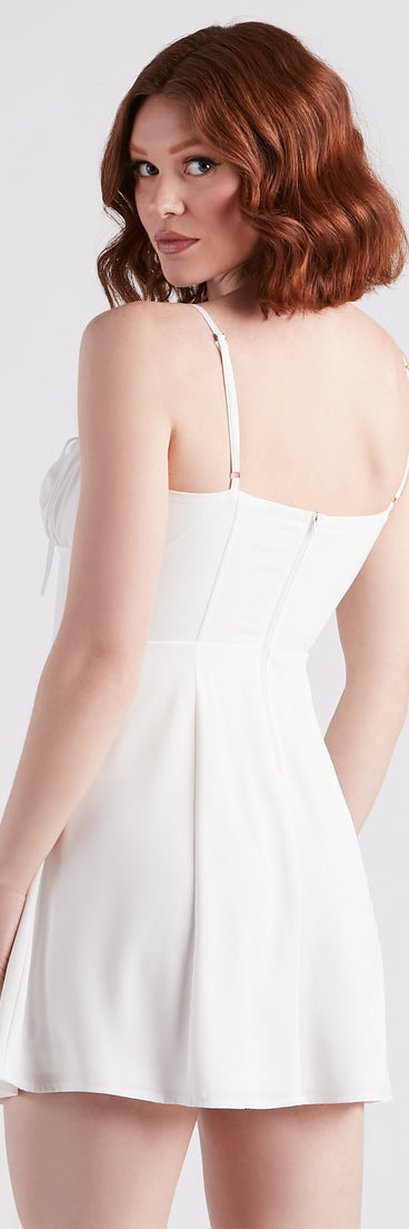 True Staple Short Skater Dress