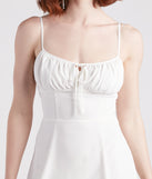 True Staple Short Skater Dress
