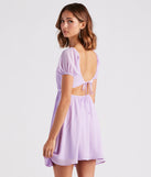 Spring Forward Chiffon Puff Sleeve Skater Dress is the perfect Homecoming look pick with on-trend details to make the 2023 HOCO dance your most memorable event yet!