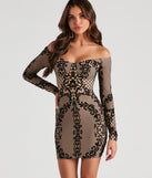 The Regal Chick Off The Shoulder Dress is a unique party dress to help you create a look for work parties, birthdays, anniversaries, or your next 2023 celebration!