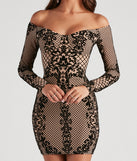 The Regal Chick Off The Shoulder Dress is a unique party dress to help you create a look for work parties, birthdays, anniversaries, or your next 2023 celebration!