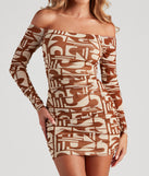 Stuck In The 60s Mesh Short Dress