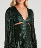 The My Scene Sequin Cutout Short Dress is a unique party dress to help you create a look for work parties, birthdays, anniversaries, or your next 2023 celebration!