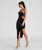 The Act The Part Sequin Midi Dress is a unique party dress to help you create a look for work parties, birthdays, anniversaries, or your next 2023 celebration!