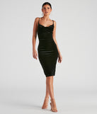 The Sweet Love Velvet Midi Slip Dress is a unique party dress to help you create a look for work parties, birthdays, anniversaries, or your next 2023 celebration!