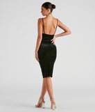 The Sweet Love Velvet Midi Slip Dress is a unique party dress to help you create a look for work parties, birthdays, anniversaries, or your next 2023 celebration!