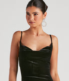 The Sweet Love Velvet Midi Slip Dress is a unique party dress to help you create a look for work parties, birthdays, anniversaries, or your next 2023 celebration!
