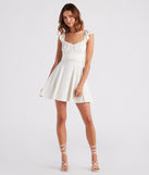 Made You Flirt Lace Skater Dress