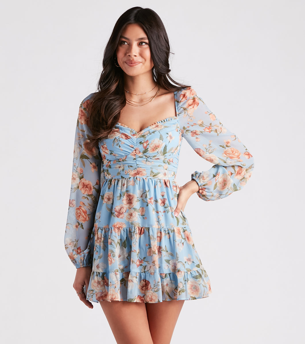 Dreamy Romance Floral Skater Dress & Windsor