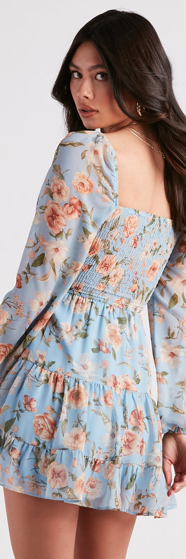 Dreamy Romance Floral Skater Dress