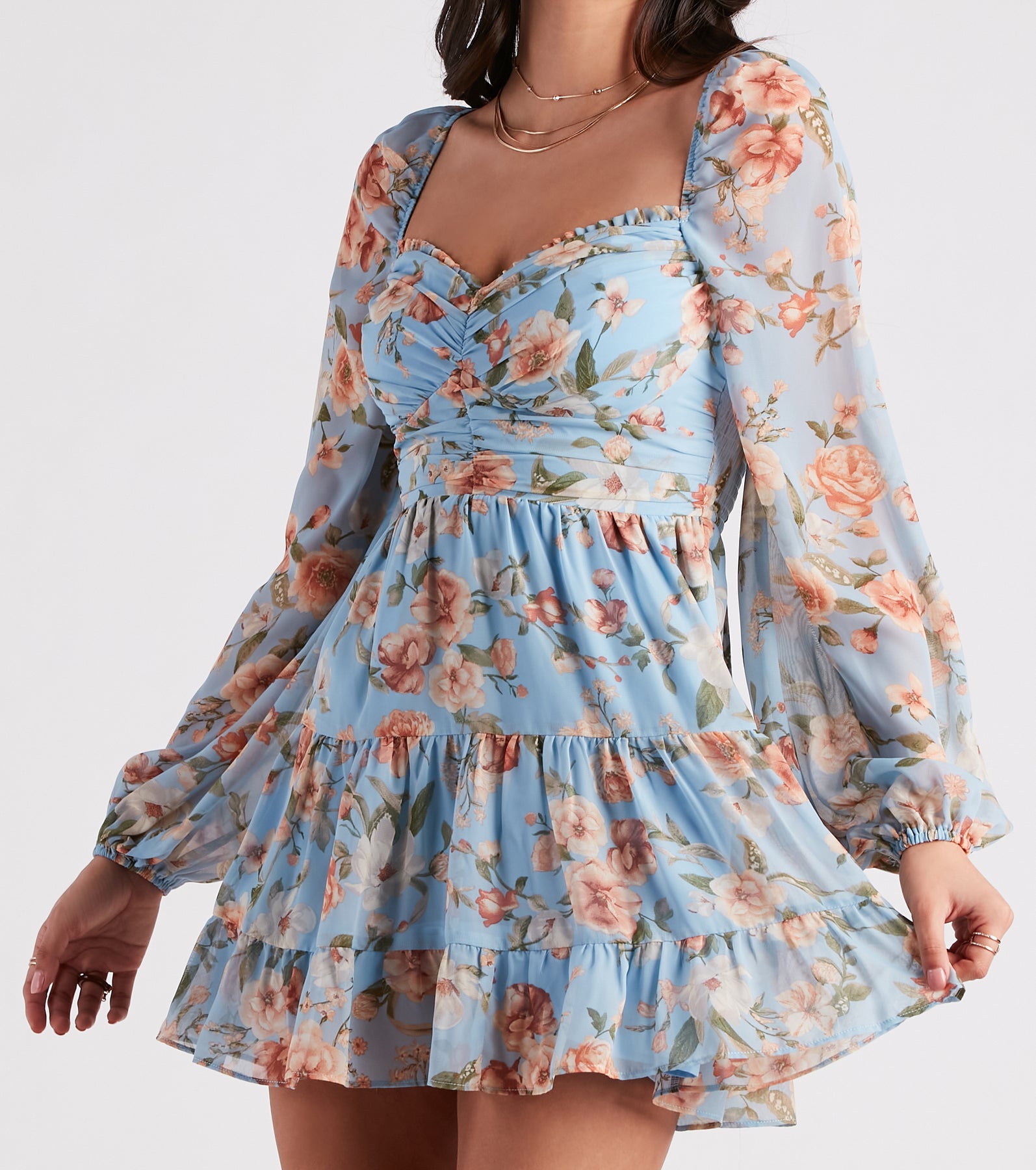 Dreamy Romance Floral Skater Dress & Windsor
