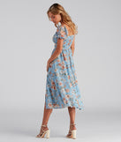 Life's A Breeze Floral Cutout Midi Dress creates the perfect summer wedding guest dress or cocktail party dresss with stylish details in the latest trends for 2023!