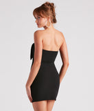 You're A Gift Bow Crepe Mini Dress creates the perfect spring wedding guest dress or cocktail attire with stylish details in the latest trends for 2023!