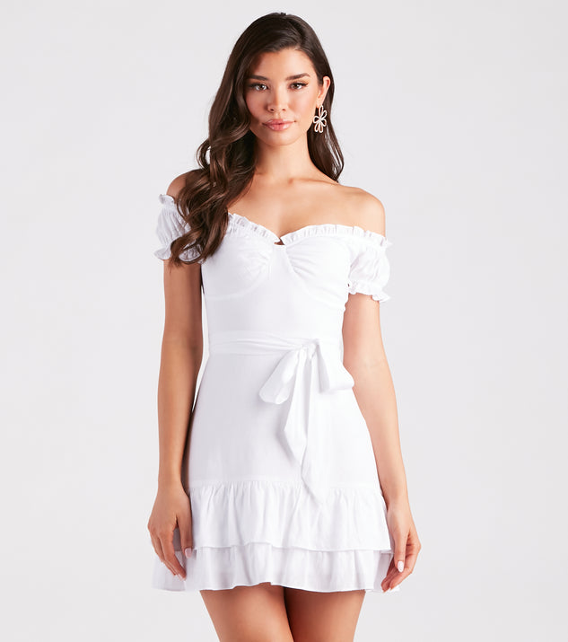 Cue linen on sale dress