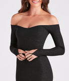 After Dark Sparkle Glitter Bodycon Mini Dress