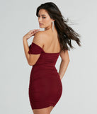 One More Time Mesh Off-The-Shoulder Mini Dress creates the perfect spring or summer wedding guest dress or cocktail attire with chic styles in the latest trends for 2024!