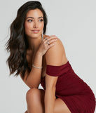 One More Time Mesh Off-The-Shoulder Mini Dress creates the perfect spring or summer wedding guest dress or cocktail attire with chic styles in the latest trends for 2024!