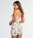 Simply Irresistible Floral Lace Corset Mini Dress