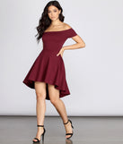 All The Rage Burgundy Skater Dress elevates your outfits for holiday events, Christmas attire, formal events, or holiday party dresses to look picture-perfect at any event this season!