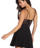 Two Tone Lace Skater Dress is the perfect Homecoming look pick with on-trend details to make the 2023 HOCO dance your most memorable event yet!