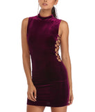 Laced In Lattice Mini Dress