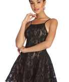 Bound To Lace Skater Dress