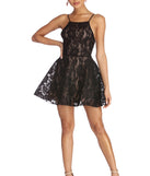 Bound To Lace Skater Dress