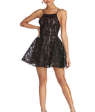Bound To Lace Skater Dress