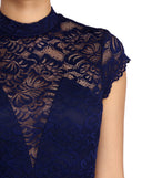 With Style And Lace Dress