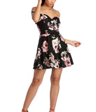 Flirty In Floral Skater Dress