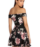 Flirty In Floral Skater Dress