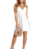 X Front Skater Dress