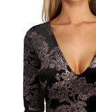 Dazzle Queen Glitter Velvet Mini Dress