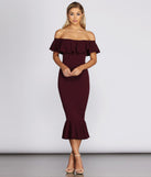 Ready And Ruffled Midi Dress is the perfect Homecoming look pick with on-trend details to make the 2023 HOCO dance your most memorable event yet!