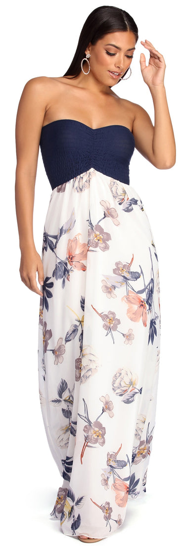 Passionate About Florals Maxi Dress