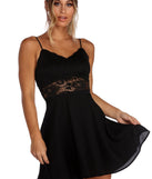 Take A Peek Lace Dress is the perfect Homecoming look pick with on-trend details to make the 2023 HOCO dance your most memorable event yet!