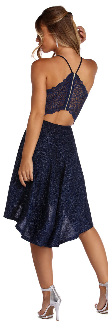 Sparkle In Your Eyes Glitter Dress