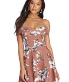Pretty And Picturesque Skater Dress creates the perfect spring wedding guest dress or cocktail attire with stylish details in the latest trends for 2023!