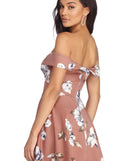 Pretty And Picturesque Skater Dress creates the perfect spring wedding guest dress or cocktail attire with stylish details in the latest trends for 2023!
