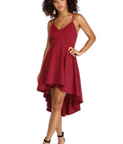 Cross Back High-Low Dress is the perfect Homecoming look pick with on-trend details to make the 2023 HOCO dance your most memorable event yet!