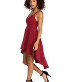 Cross Back High-Low Dress is the perfect Homecoming look pick with on-trend details to make the 2023 HOCO dance your most memorable event yet!