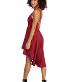 Cross Back High-Low Dress is the perfect Homecoming look pick with on-trend details to make the 2023 HOCO dance your most memorable event yet!