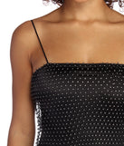 Midnight Mayhem Rhinestone Dress
